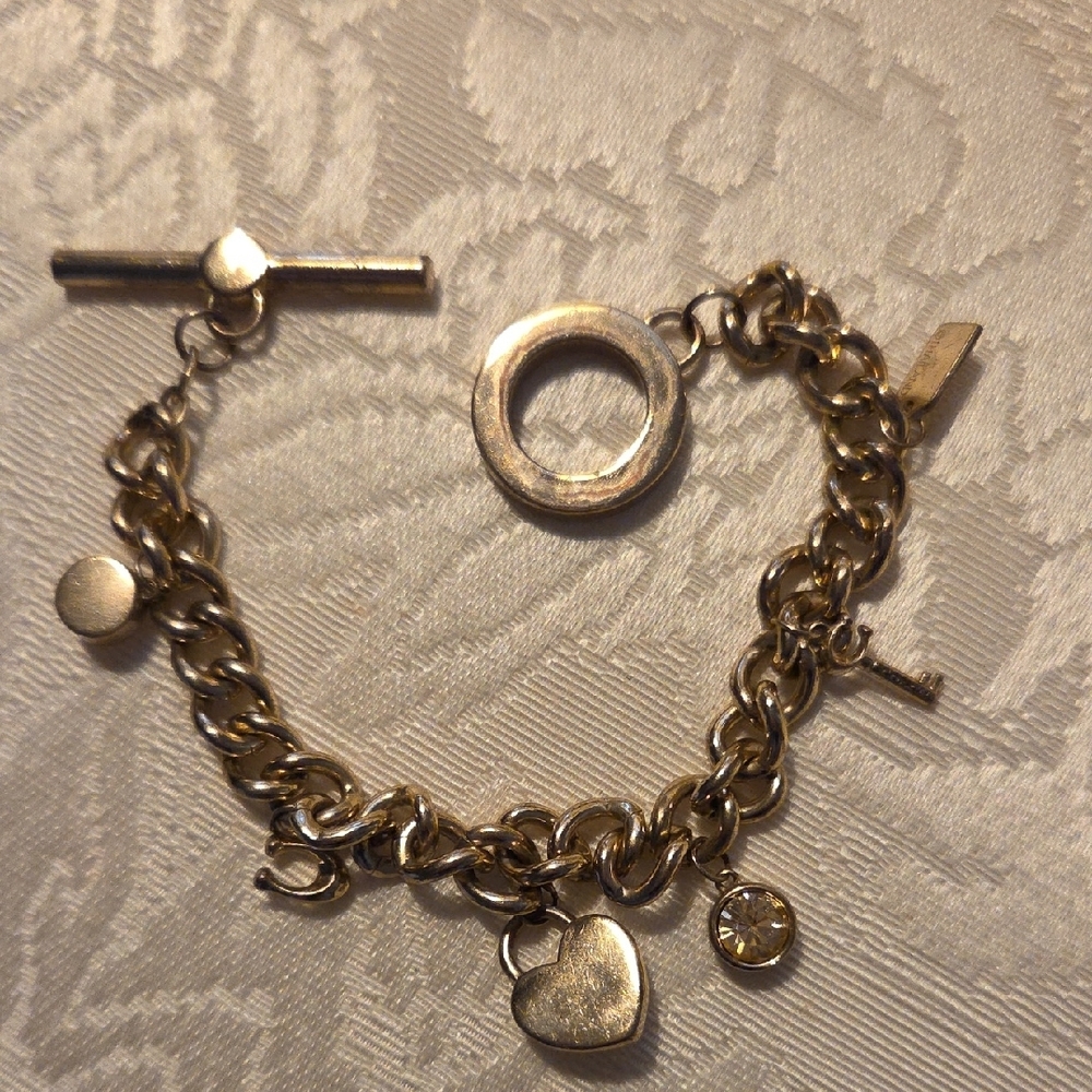 Coach Goldtone Charm Bracelet - Picture 5 of 6
